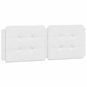 Cuscino Testiera Bianco 140 cm in Similpelle