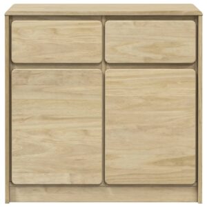 Credenza SAUDA 80x43x75,5 cm in Legno Massello di Pino