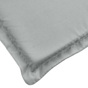 Cuscino Panca Giardino Grigio Chiaro Mélange 150x50x7cm Tessuto