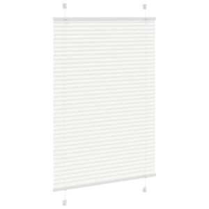 Tenda Plissettata Bianca 85x150 cm Larghezza Tessuto 84,4 cm