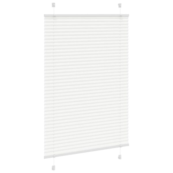 Tenda Plissettata Bianca 85x150 cm Larghezza Tessuto 84,4 cm