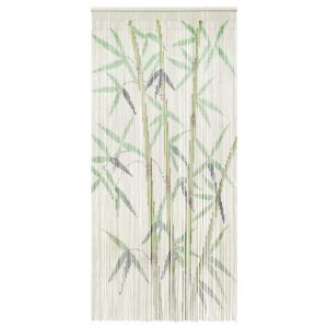 Tenda Antimosche per Porte Stampa Bambù 90x220 cm Bambù