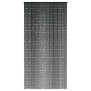 Tenda Antimosche per Porte Grigio Scuro 100x220 cm Bambù