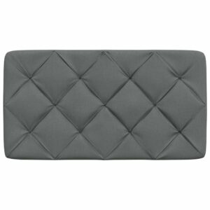 Cuscino Testiera Grigio Scuro 90 cm in Tessuto
