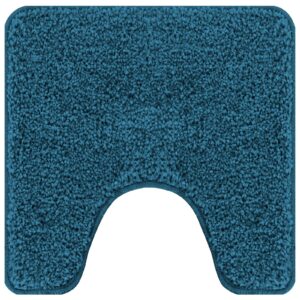 Tappetino da bagno a forma di U Blu 50x50 cm Polipropilene Antiscivolo