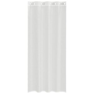 Tende in Voile con Occhielli 2 pz Bianco