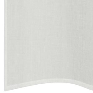 Tende in Voile con Occhielli 2 pz Bianco