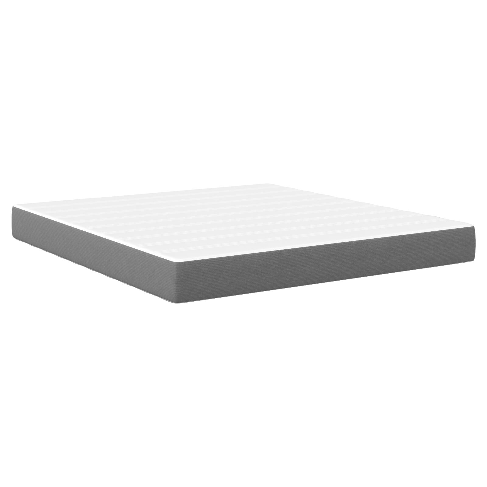 Materasso a molle insacchettate Grigio chiaro Medio 180x200x20 cm Tessuto