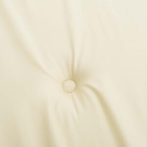 Cuscino per Panca Crema 150x50x4 cm in Tessuto Oxford