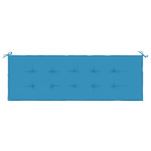 Cuscino per Panca Blu 150x50x3 cm in Tessuto Oxford