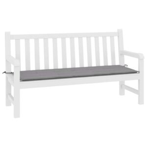Cuscino per Panca Grigio 200x50x4 cm in Tessuto Oxford