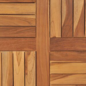 Piano Tavolo in Legno Massello di Teak Rotondo 2,5 cm 70 cm