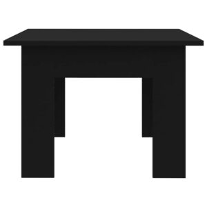 Tavolino da Salotto Nero 100x60x42 cm in Legno Multistrato