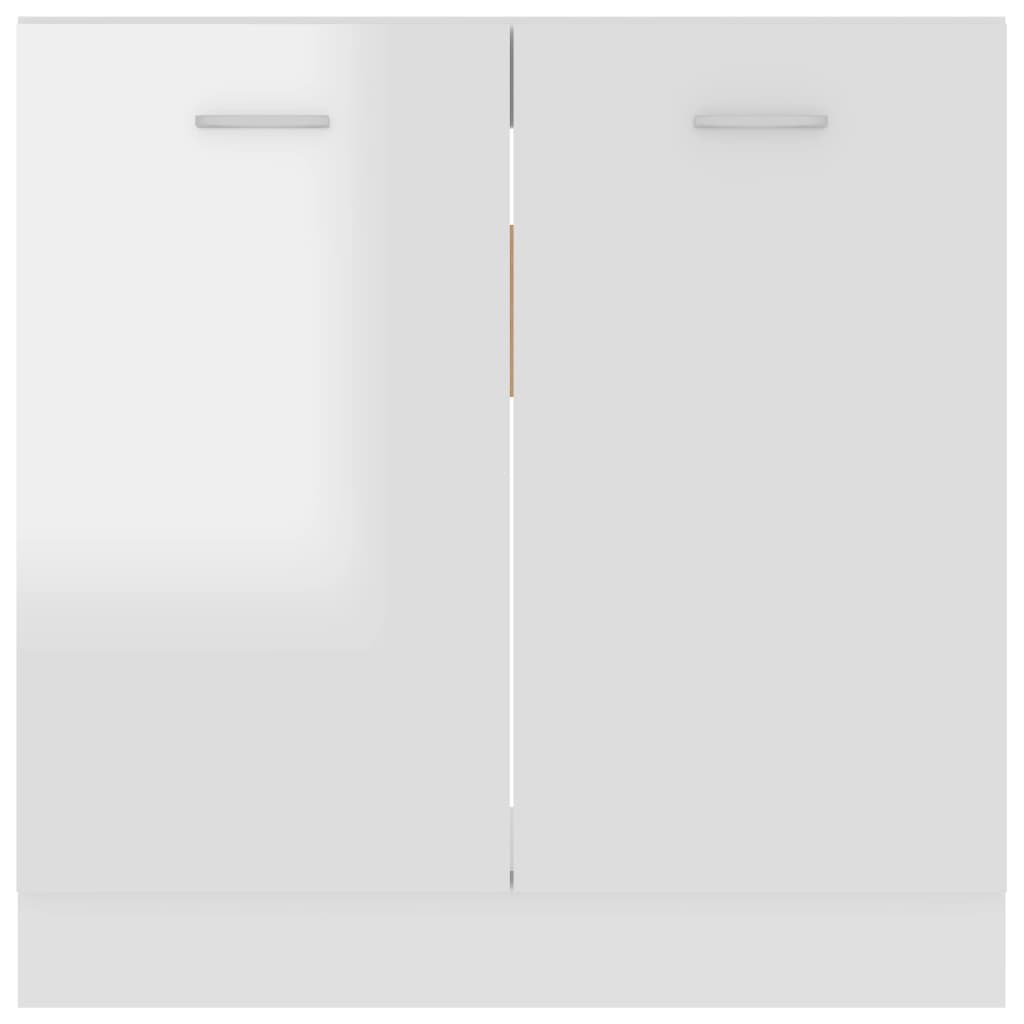 Mobile Sottolavello “Lyon” Bianco Lucido 80x46x81,5