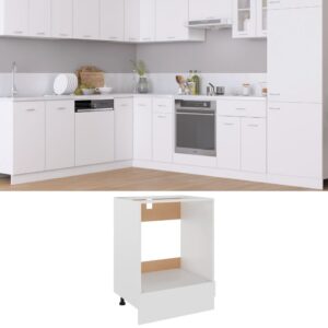 Armadio per Forno “Riga” Bianco 60x46x81,5 cm