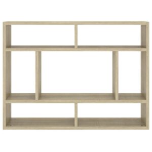 Scaffale a Parete Rovere Sonoma 75x16x55 cm Legno Multistrato