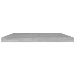 Ripiani per Libreria 4pz Grigio Cemento 60x10x1,5cm Multistrato