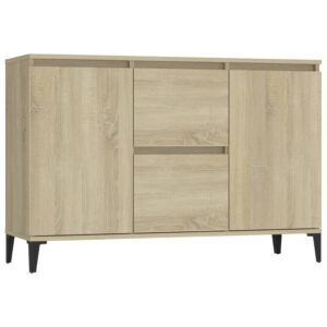 Credenza Rovere Sonoma 104x35x70 cm in Legno Multistrato