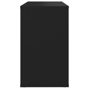 Credenza Nera 60x30x50 cm in Legno Multistrato