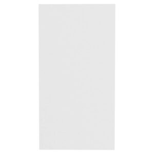 Tavolino Bianco 50x26x50 cm in Legno Multistrato