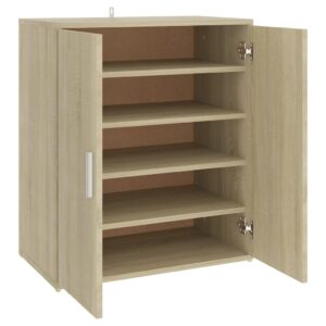 Scarpiera Rovere Sonoma 60x35x70 cm in Truciolato