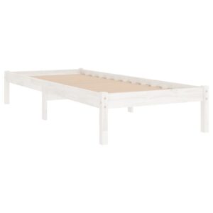 Giroletto Bianco in Legno Massello di Pino 90x200 cm