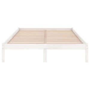 Giroletto Bianco in Legno Massello 150x200 cm King Size