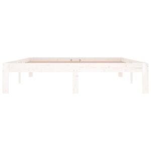 Giroletto Bianco in Legno Massello di Pino 140x190 cm