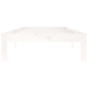 Giroletto Bianco in Legno Massello di Pino 90x200 cm