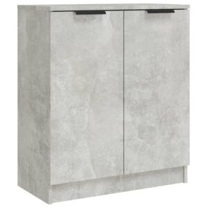 Credenza Grigio Cemento 60x30x70 cm in Legno tecnico