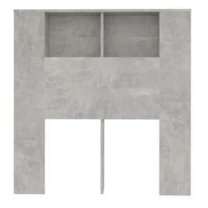 Testiera con Scomparti Grigio Cemento 100x18,5x104,5cm