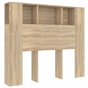 Testiera con Scomparti Rovere Sonoma 120x18,5x102,5 cm