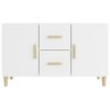 Credenza Bianca 100x36x60 cm in Legno Multistrato