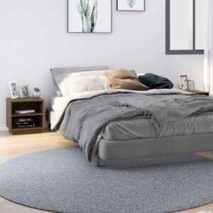Comodini 2 pz Ambrati 40x34x40 cm in Legno Massello di Pino