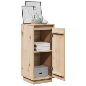 Credenza 31,5x34x75 cm in Legno Massello di Pino