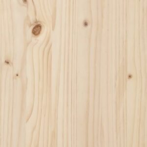 Tavolino da Salotto 100x100x40 cm Legno Massello di Pino