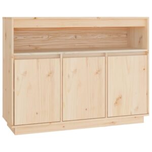 Credenza 104,5x34x80 cm in Legno Massello di Pino