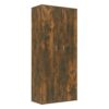 Scarpiera Rovere Fumo 80x39x178 cm in Legno Multistrato