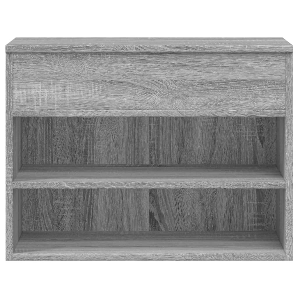 Scarpiera Grigio Sonoma 60x30x45 cm in Legno Multistrato