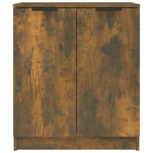 Credenza Rovere Fumo 60x30x70 cm in Legno tecnico