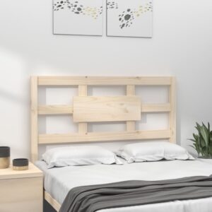 Testiera per Letto 95,5x4x100 cm Legno Massello di Pino