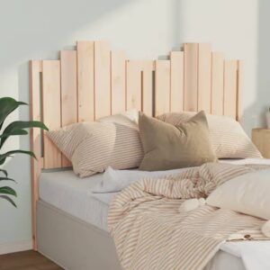Testiera per Letto 146x4x100 cm in Legno Massello di Pino