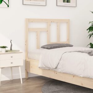 Testiera per Letto 95,5x4x100 cm Legno Massello di Pino