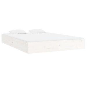 Giroletto Bianco in Legno Massello 180x200 cm Super King