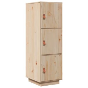 Credenza 34x40x108,5 cm in Legno Massello di Pino