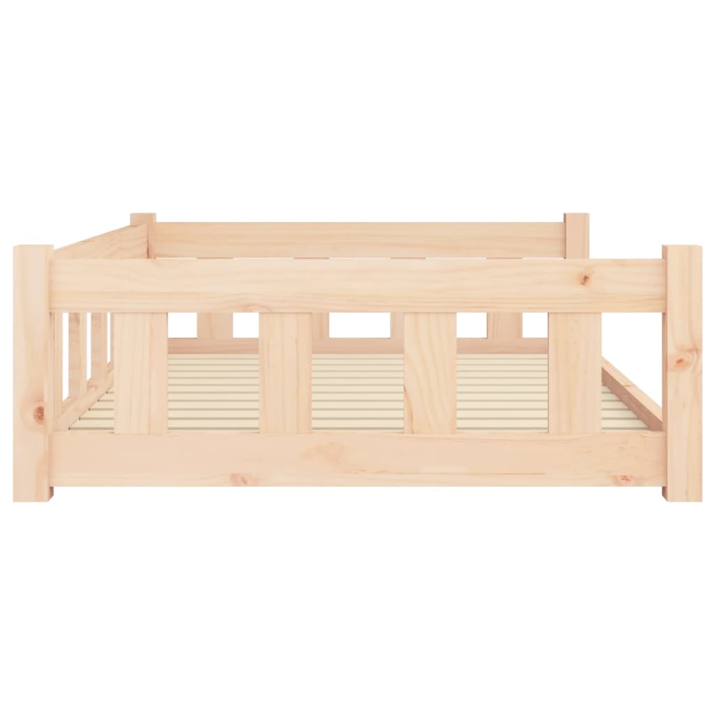 Cuccia per Cani 105,5x75,5x28 cm in Legno Massello di Pino