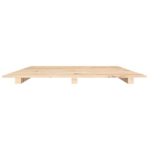 Giroletto senza Materasso 140x200 cm in Legno Massello di Pino