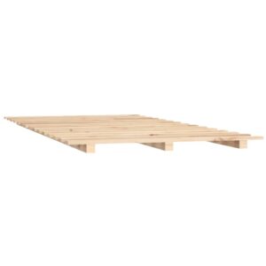 Letto senza Materasso 120x190 cm in Legno Massello di Pino