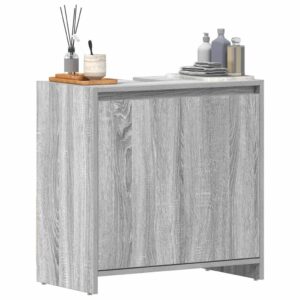 Armadietto Bagno Grigio Sonoma 60x33x61 cm in Legno Multistrato