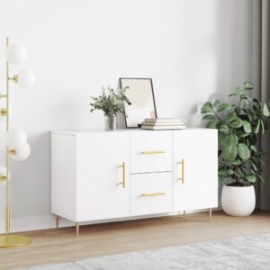 Credenza Bianca 100x36x60 cm in Legno Multistrato
